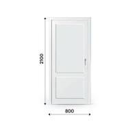 Пластиковая дверь без стеклянных вставок WDS