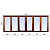 Балкон П-образный 1600x4600 Wintech 70 мм 2-камерный стеклопакет ламинированный в массе энергосберегающий
