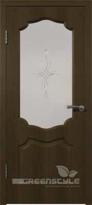 Межкомнатная дверь GLSigma 92 Ольха коричневая