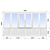 Французский балкон 2700x4600 WDS 60 мм 2-камерный стеклопакет